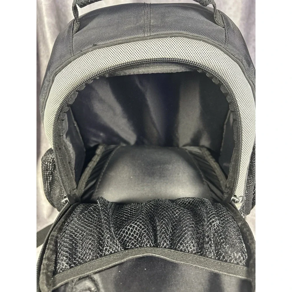 Sony Camera Backpack Bag DSLR SLR Padded Dividers Black Gray Photography